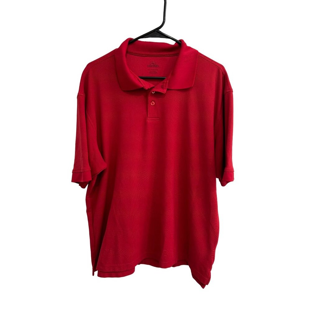 Red Head Mens Short Sleeve Cool Dri Red Polo Shirt Size M